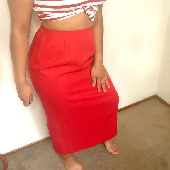 morton benard Dresses & Skirts - Vintage Style Red Skirt